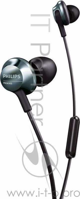 Наушники Philips PRO6305BK/00 черный (накладки-2 пары, Микрофон)