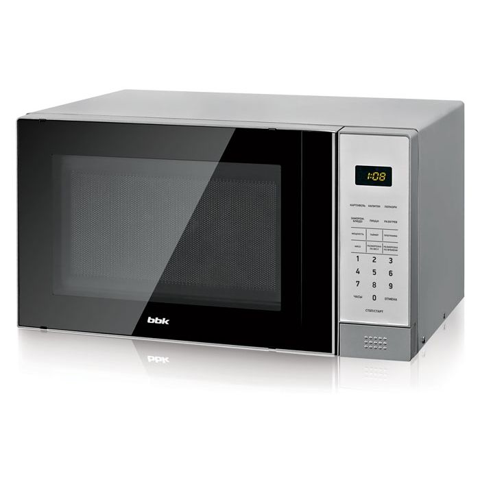 Микроволновые печи BBK BBK 20MWS-729S/BS (соло) черный/серебро