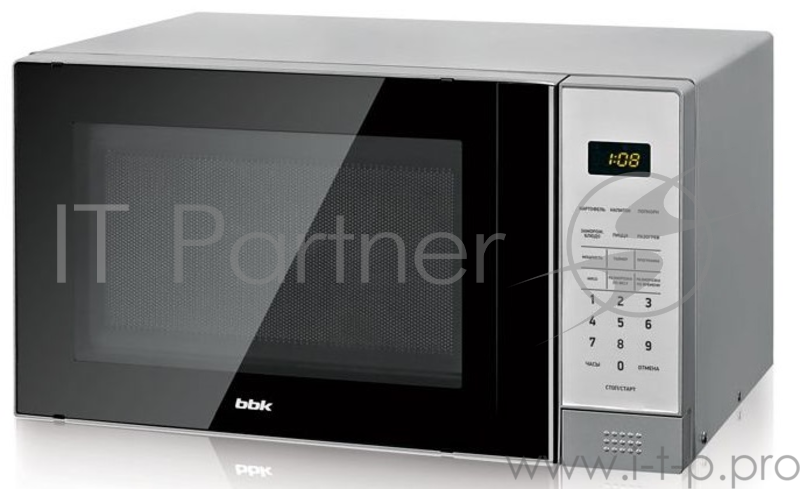 Микроволновые печи BBK BBK 20MWS-729S/BS (соло) черный/серебро