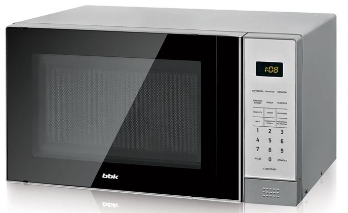 Микроволновые печи BBK BBK 20MWS-729S/BS (соло) черный/серебро