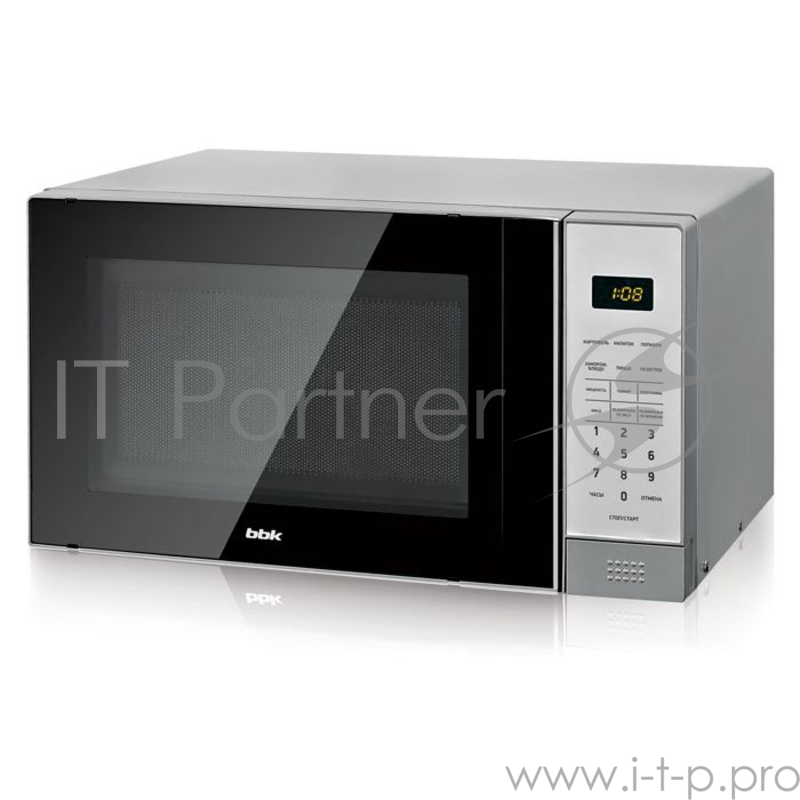 Микроволновые печи BBK BBK 20MWS-729S/BS (соло) черный/серебро