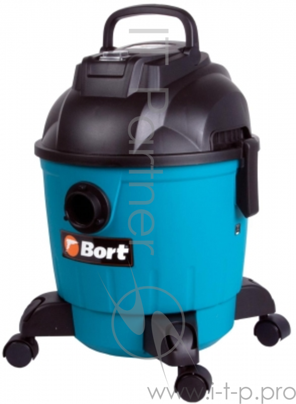 Пылесосы строительные Bort BSS-1218 Пылесос строительный 91272256 { 1200 Вт, вместимость 18 л, 26,5 л/сек, 6,3 кг, набор аксессуаров 7 шт }