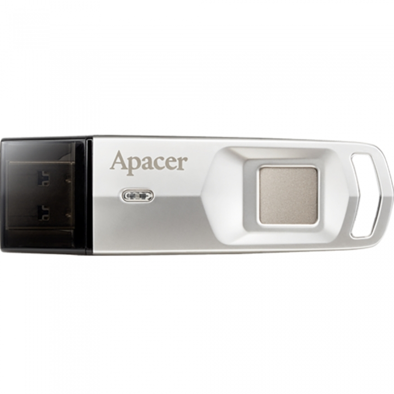 Флэш-накопитель Apacer- AH651 32GB USB Flash AP32GAH651S-1 USB 3.1 Gen 1, Silver, Fingerprint, RTL