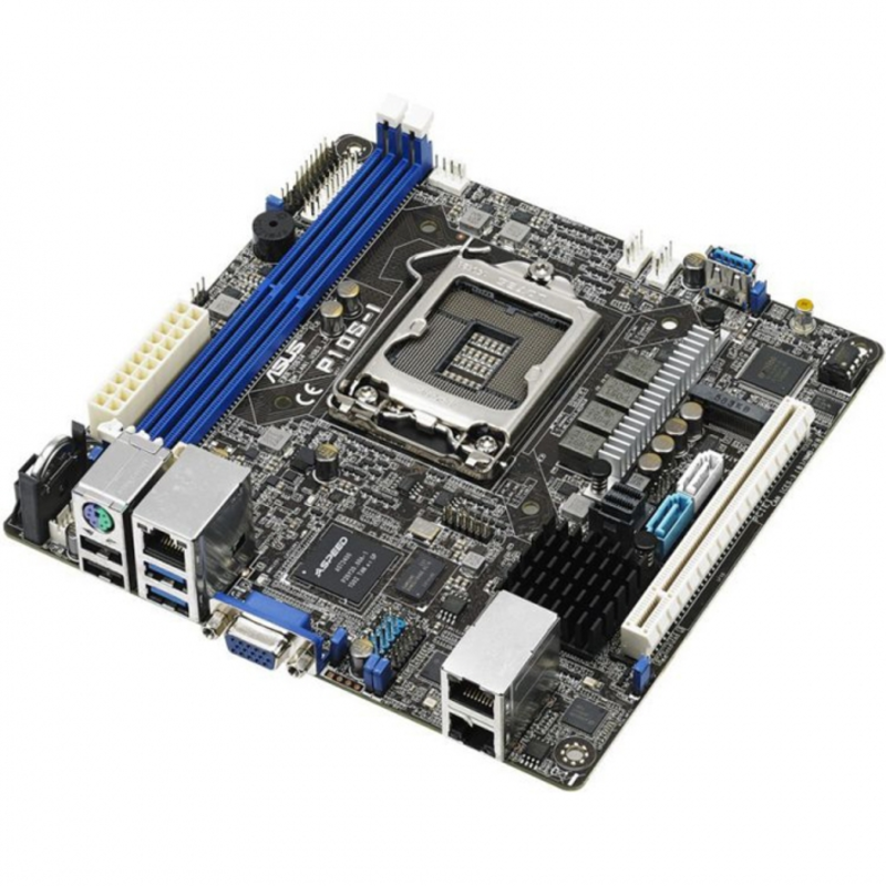 Материнская плата Asus P10S-I,SP XEON,C232,MINI-ITX,2DIMM, RTL {1}