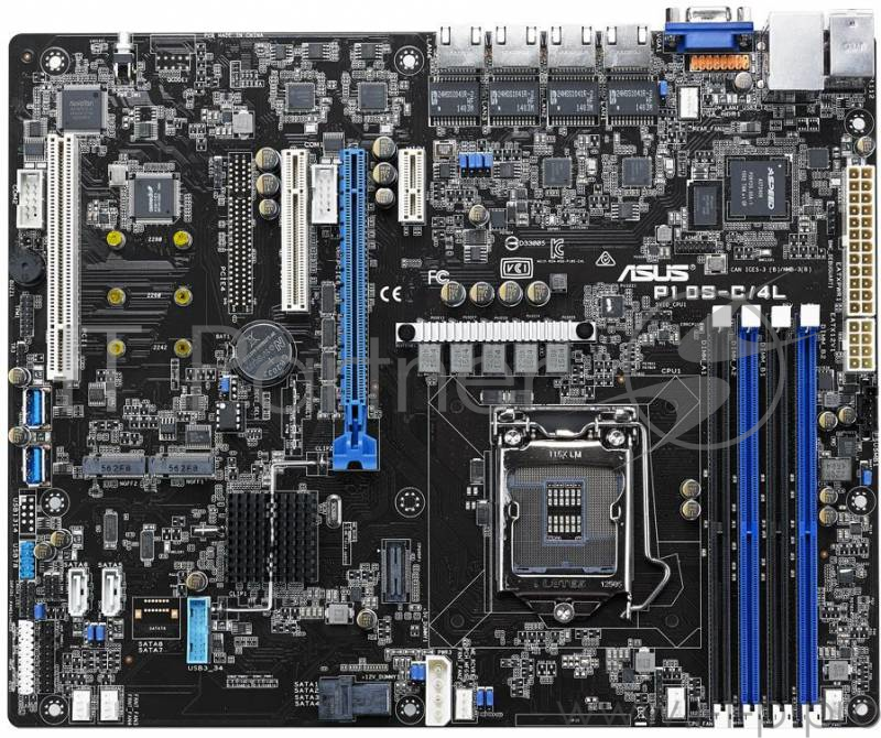 Материнская плата SERVER MB C232 S1151 ATX/P10S-C/4L ASUS