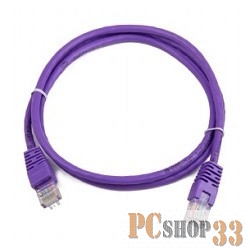 Коммутационный шнур Bion Патч корд UTP кат.5е 5м фиолетовый БионBNPP12-5M/V