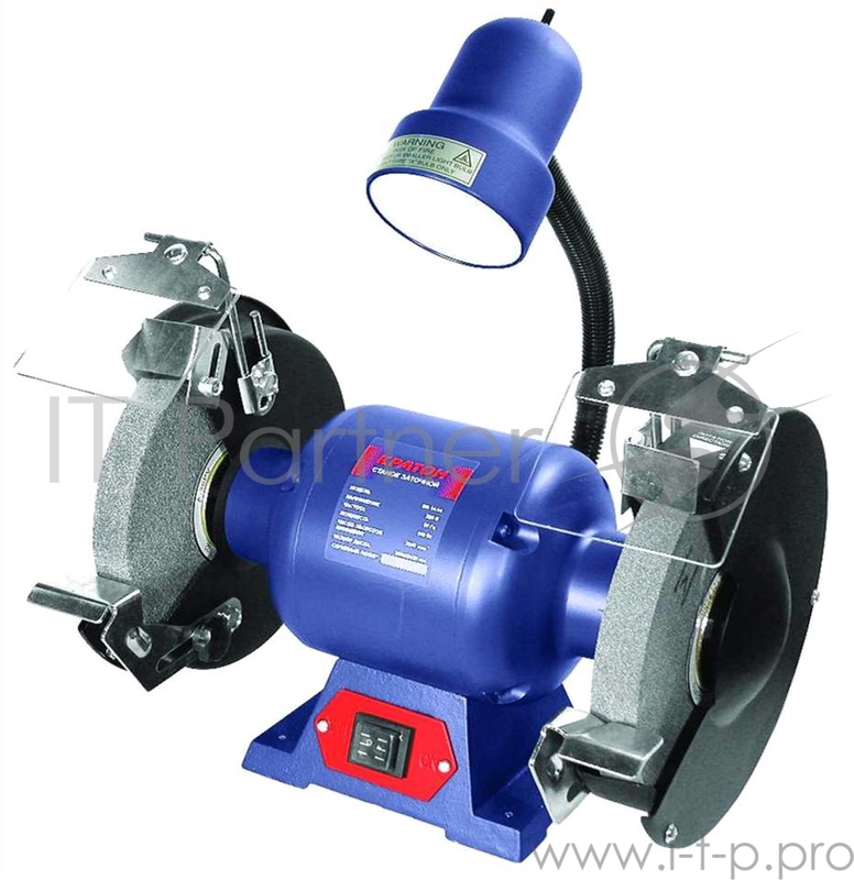 Точило КРАТОН BG 14-14 560Вт 2950об/мин диск 200х25х32мм эл. подсв.