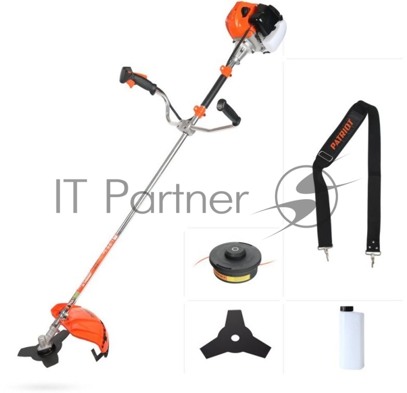 Триммер бензиновый Patriot PT 443 The One (1+1) 1840Вт 2.5л.с. неразбор.штан. реж.эл.:леска/нож