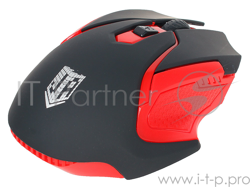 Проводная мышь Jet.A Comfort OM-U57 чёрно-красная (1000/1600dpi, 3 кнопки, USB)