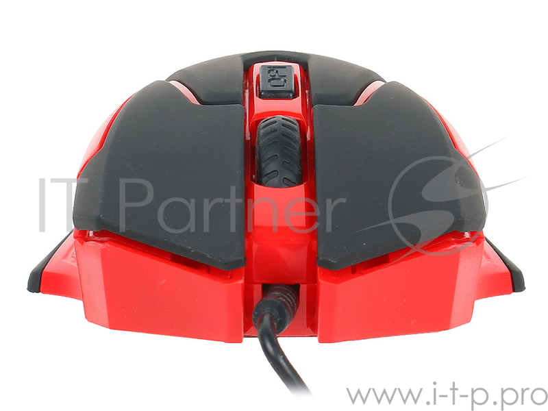 Проводная мышь Jet.A Comfort OM-U57 чёрно-красная (1000/1600dpi, 3 кнопки, USB)