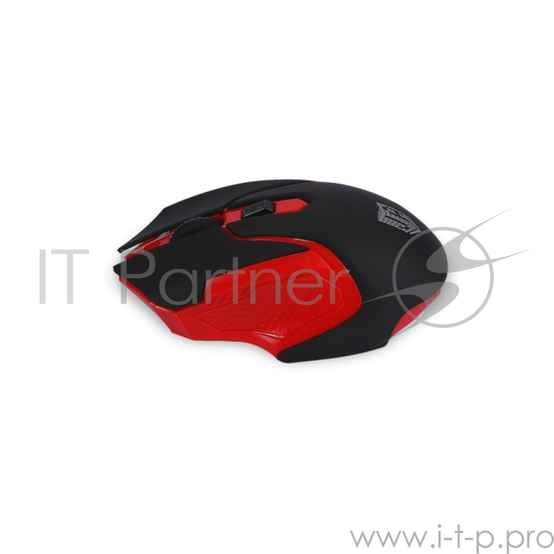 Беспроводная мышь Jet.A Comfort OM-U57G чёрно-красная (800/1200/1600dpi, 3 кнопки, USB)