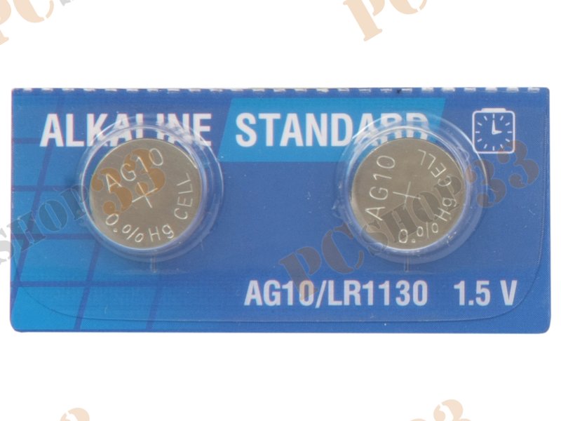 Батарейка Robiton 1.5В LR54/AG10/LR1130 (2шт./уп.)