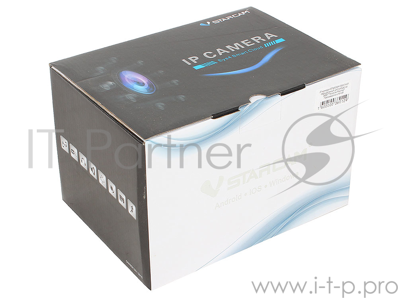 Камера VStarcam C9837WIP Поворотная беспроводная IP-камера 1280x960, 355*, P2P, 3.6mm, 0.8Lx., MicroSD