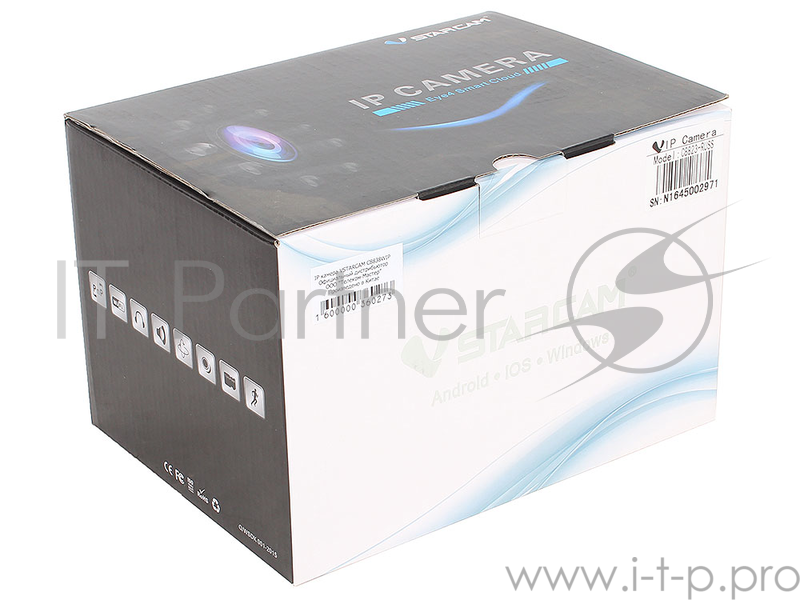 Камера VStarcam C8823WIP Уличная купольная беспроводная IP-камера 1920x1080, P2P, 3.6mm, 0.8Lx., MicroSD