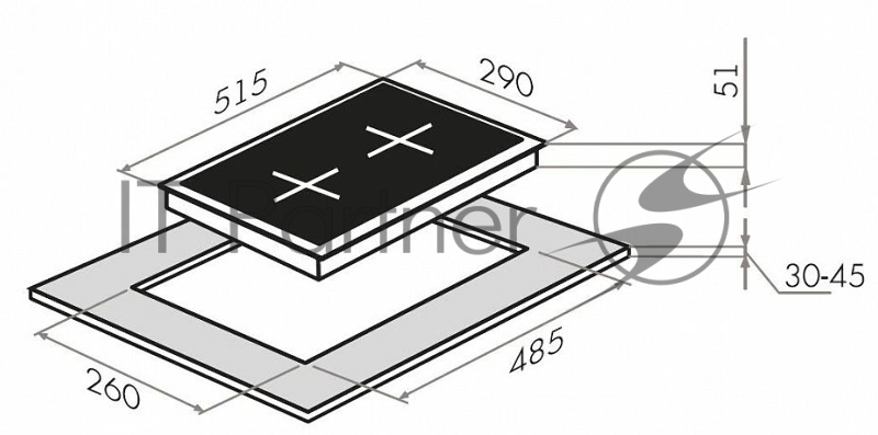Газовая панель MAUNFELD EGHG.32.1CB/G