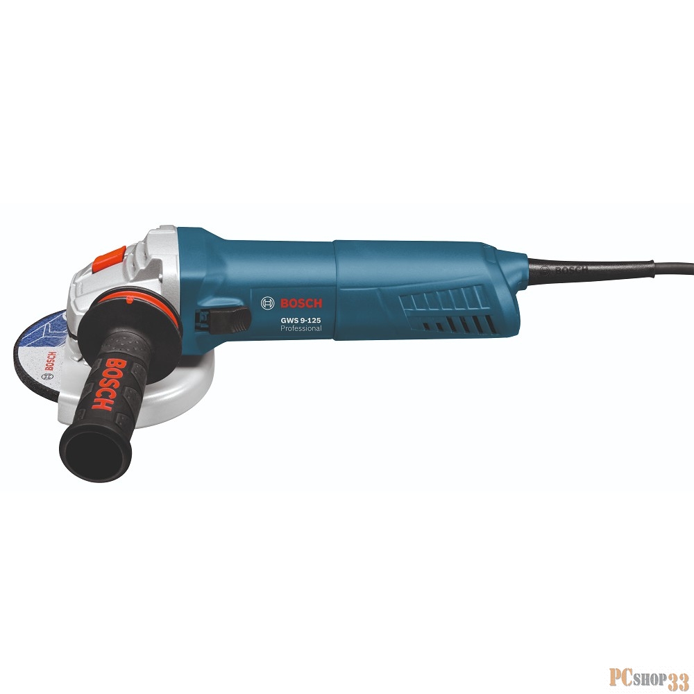 Углошлифовальная машина Bosch GWS 9-125 900Вт 11000об/мин рез.шпин.:M14 d=125мм