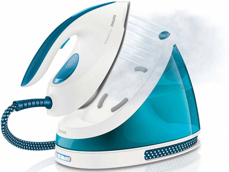 Паровая станция Philips GC7035/20 2400Вт белый/синий