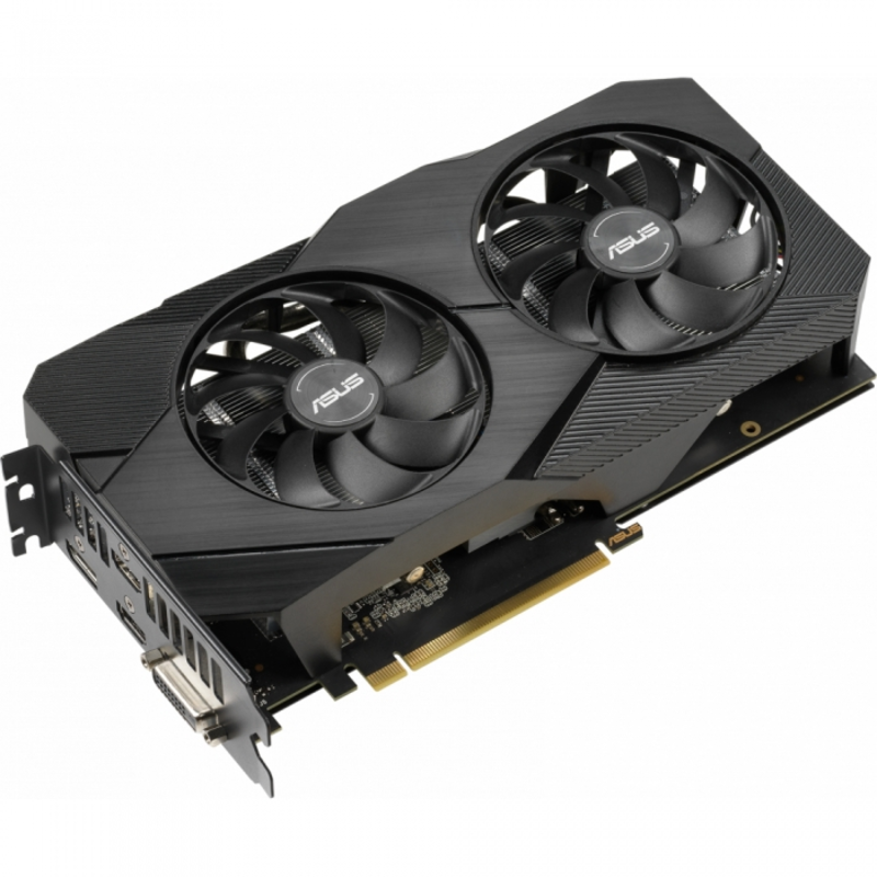 Видеокарта Asus PCI-E DUAL-GTX1660TI-A6G-EVO nVidia GeForce GTX 1660TI 6144Mb 192bit GDDR6 1500/12002 DVIx1/HDMIx2/DPx1/HDCP Ret