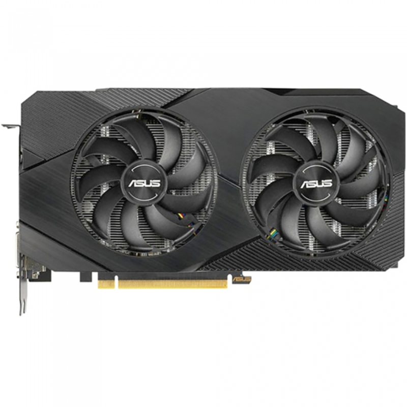 Видеокарта Asus PCI-E DUAL-GTX1660TI-A6G-EVO nVidia GeForce GTX 1660TI 6144Mb 192bit GDDR6 1500/12002 DVIx1/HDMIx2/DPx1/HDCP Ret
