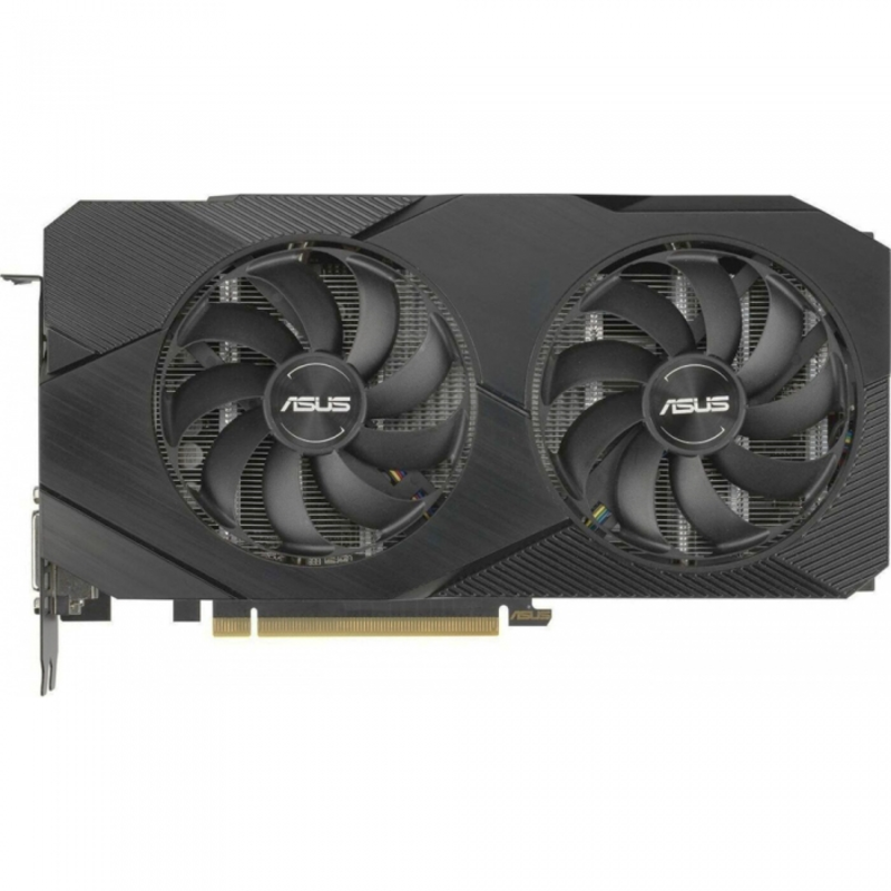 Видеокарта Asus PCI-E DUAL-GTX1660TI-A6G-EVO nVidia GeForce GTX 1660TI 6144Mb 192bit GDDR6 1500/12002 DVIx1/HDMIx2/DPx1/HDCP Ret