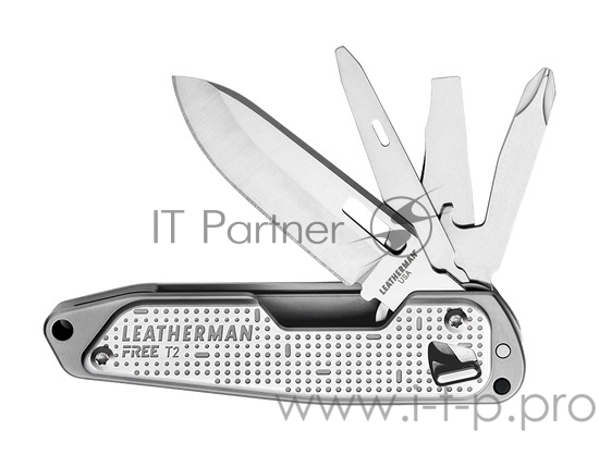 Мультитул Leatherman Free T2 (832682) 8функций серебристый