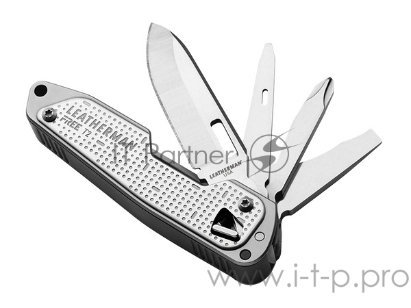Мультитул Leatherman Free T2 (832682) 8функций серебристый