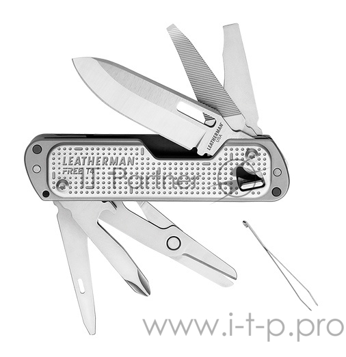 Мультитул Leatherman Free T4 (832686) 12функций серебристый