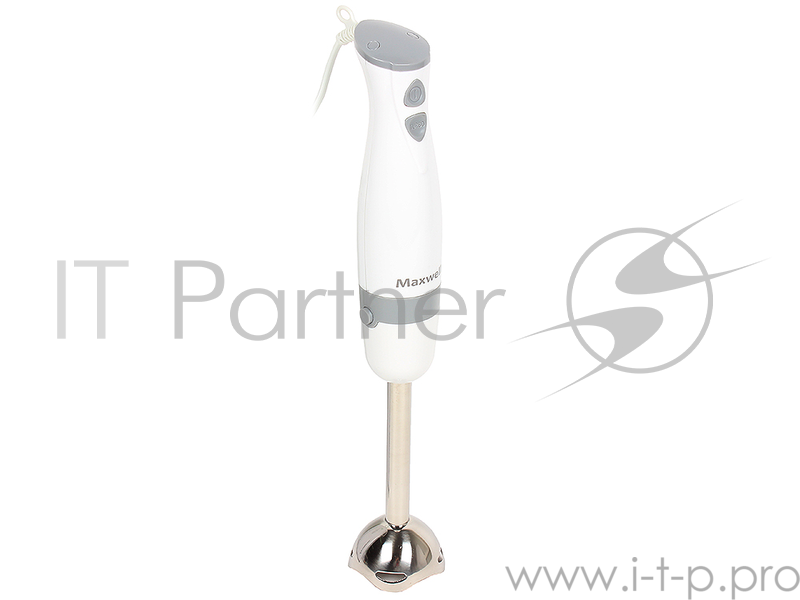 Блендер Maxwell MW-1169 (W) (700 Вт, пластиковый корпус, 2 скорости, чоппер 650 мл)