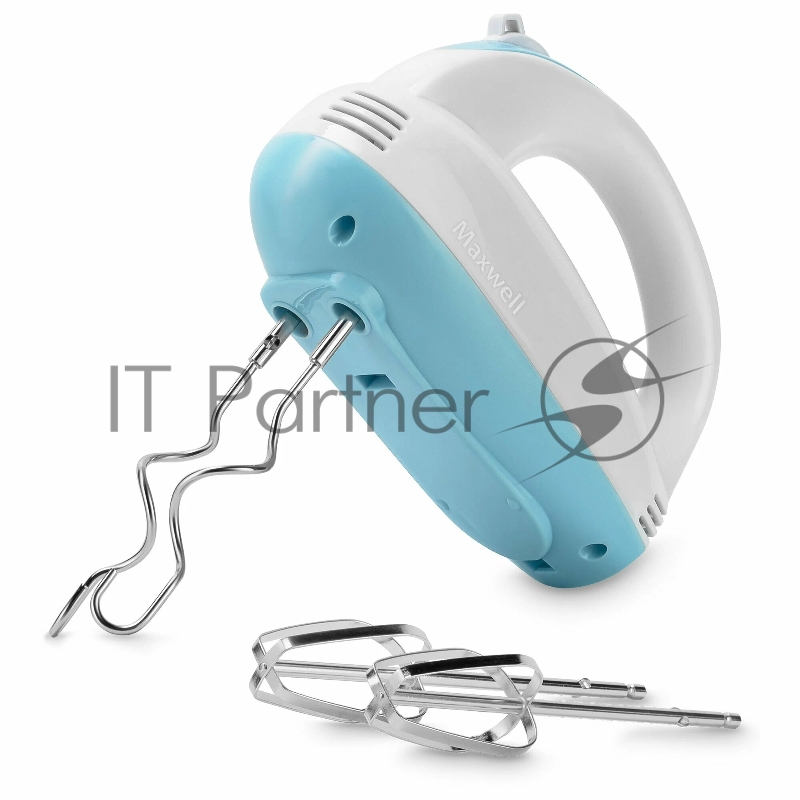 1360-MW(W) Миксер Maxwell Мощность 300 Вт.5 скорост. режимов.Номинальная потребляемая мощность 120 В