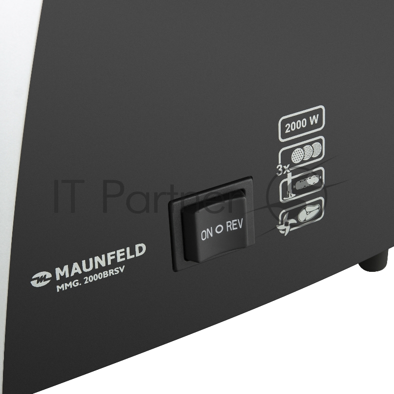 Мясорубка MAUNFELD MMG.2000BRSV, черный