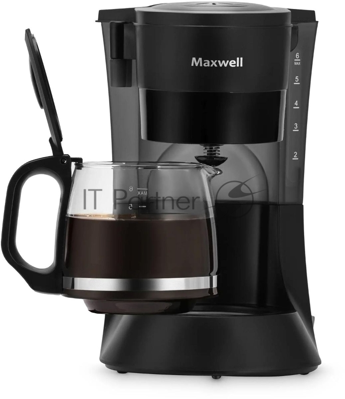 Кофеварка капельная Maxwell MW-1650-BK черный