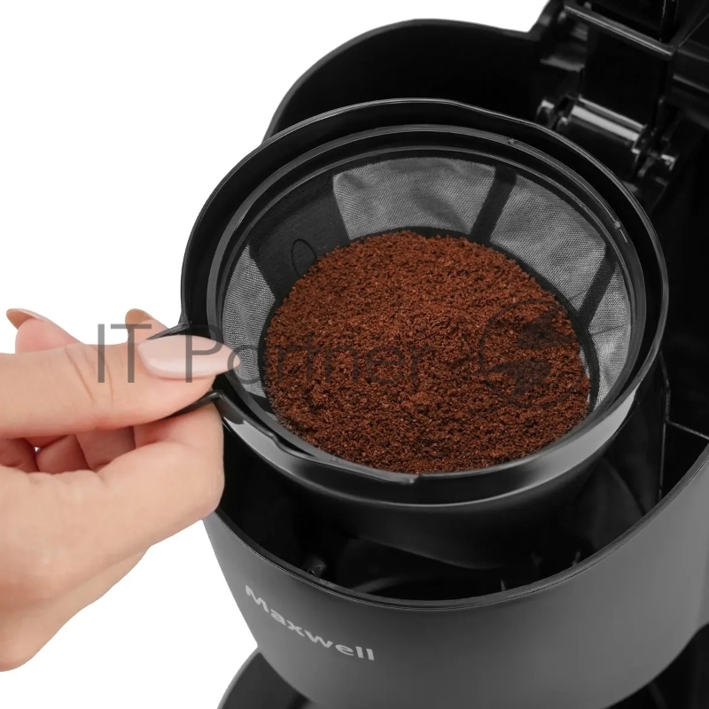 Кофеварка MAXWELL MW-1657(BK) 600Вт колбы: 0.6мл 4-6 чашек