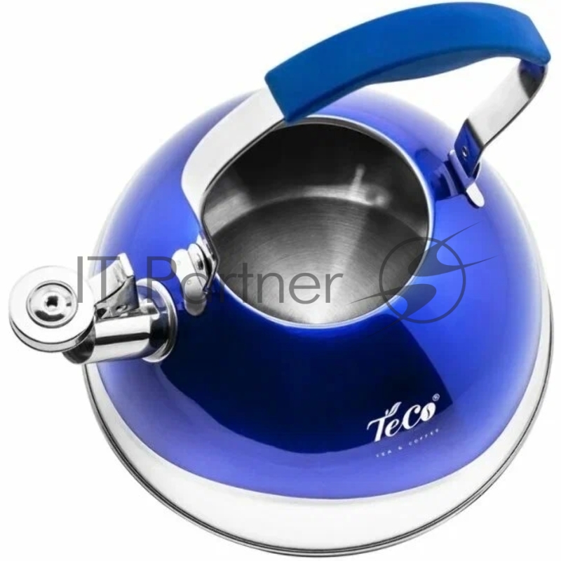107B-TC Чайник TECO, 3,0 л, со свистком, нерж.сталь, капсульное дно, силиконовая ручка, цветной