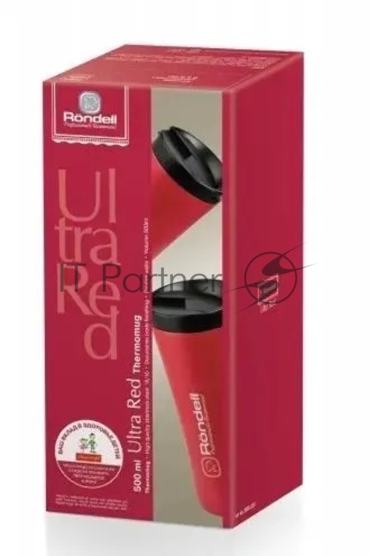 230-RDS Термокружка Ultra Red 500 мл Rondell