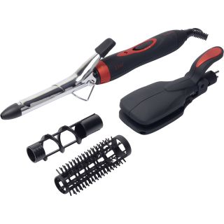 5669-4-BA Выпрямитель 5 в 1 FIRST.Мощность:25 Вт.Защита от перегрева.Для выпрямления и завивки волос