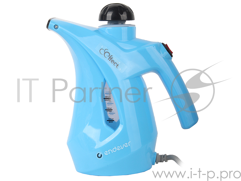 Компактный отпариватель Endever ODYSSEY Q-413 Blue, мощность 800W, напряжение 220V-50Hz, емкость бака 600 мл