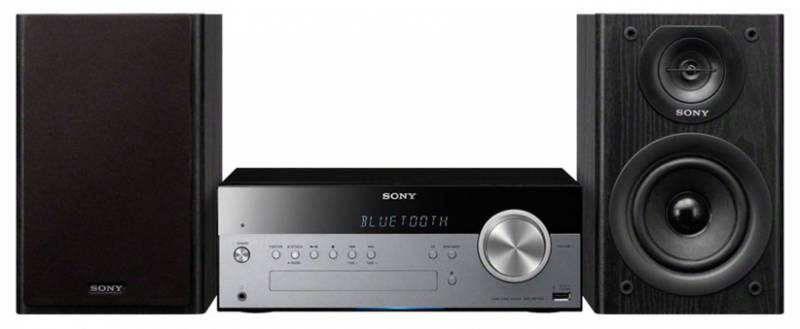 Музыкальные центра SONY Sony CMT-SBT100 черный 40Вт/CD/CDRW/FM/USB/BT