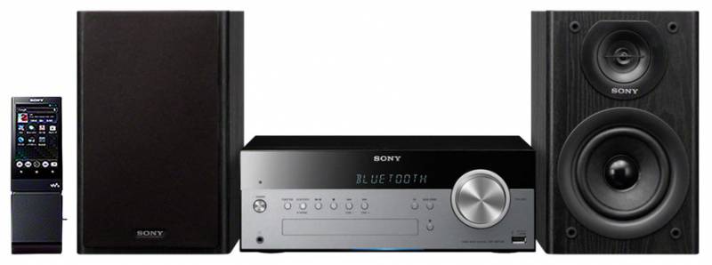 Музыкальные центра SONY Sony CMT-SBT100 черный 40Вт/CD/CDRW/FM/USB/BT