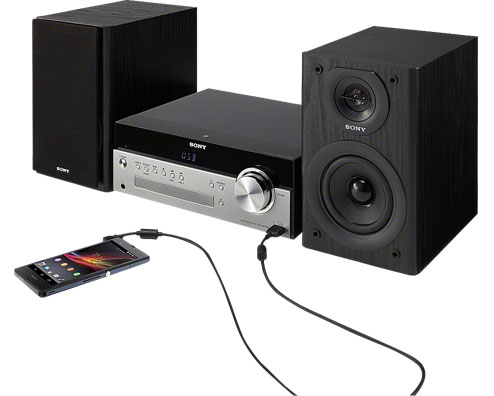 Музыкальные центра SONY Sony CMT-SBT100 черный 40Вт/CD/CDRW/FM/USB/BT