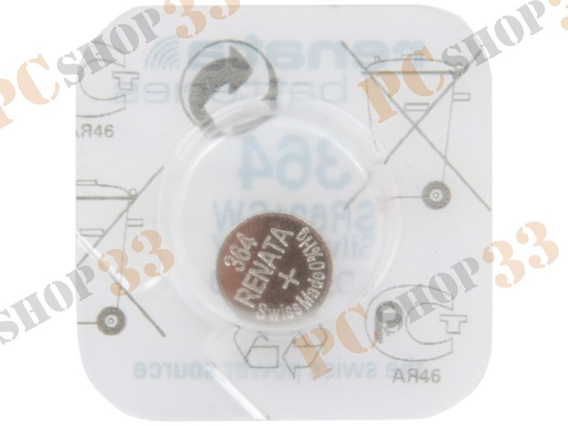 Батарейка Renata 364 1.55В SR621SW (1шт./уп.)