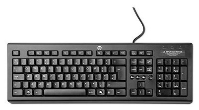 Опция для ноутбука HP Classic Wired WZ972AA Keyboard USB black