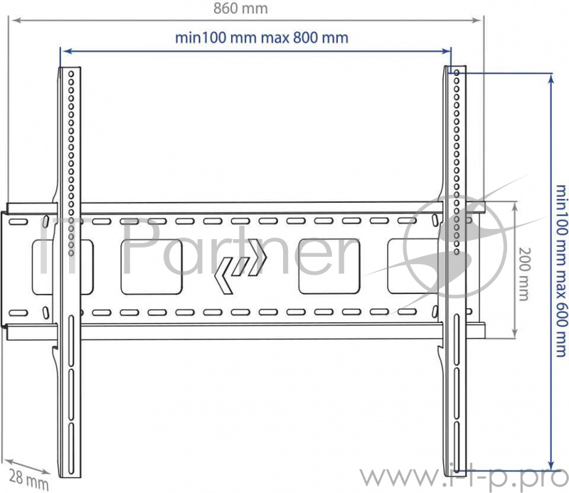 1-STAR Кронштейн для LED/LCD Kromax Диагональ экрана (дюймы) 32