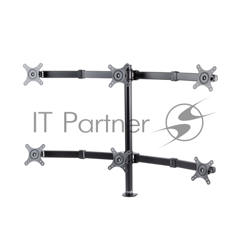 96-TRENTO Кронштейн для 6-ти LCD/LED мониторов 15