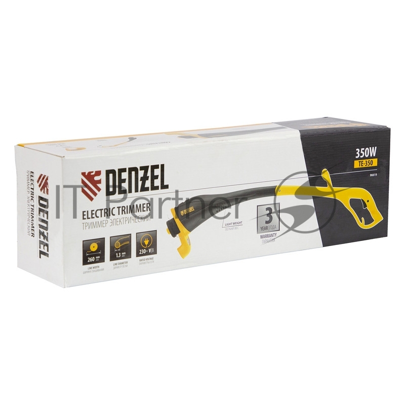 Denzel Триммер электрический TE-350, 350 Вт, 260 мм 96619