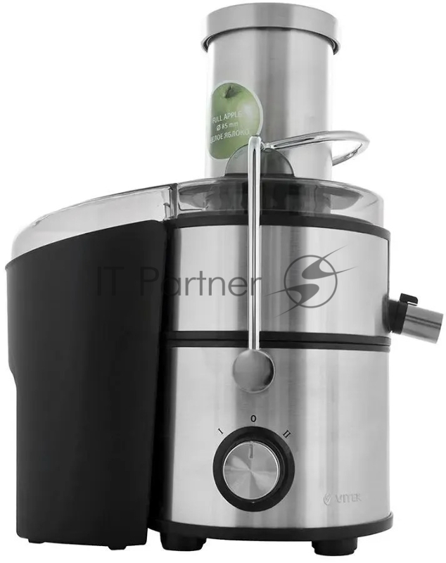 3668-VT(ST) Соковыжималка VITEK Максимальная мощность 1500 Вт. 2 скоростных режима.