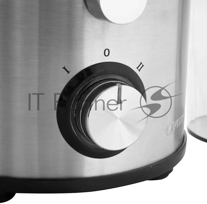 3668-VT(ST) Соковыжималка VITEK Максимальная мощность 1500 Вт. 2 скоростных режима.