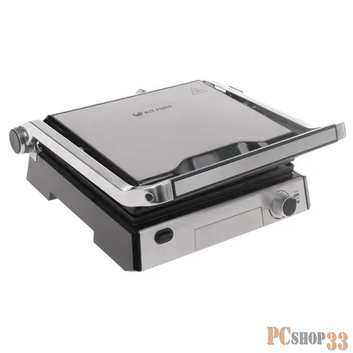 1601-КТ Электрогриль Kitfort.Мощность: 2000 Вт.Емкость поддона: 200 мл .