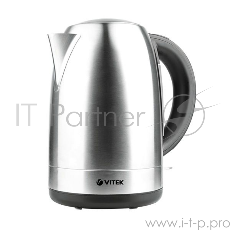 Чайник электрический Vitek VT-7021 1.7л. 2200Вт серебристый (корпус: нержавеющая сталь)