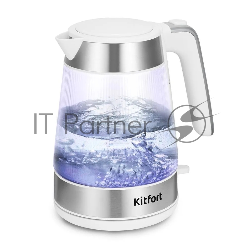 668-2-КТ Чайник Kitfort.Мощность: 1500–1785 Вт.Ёмкость: 1,7 л.Длина шнура: 0,5 м.Белый.