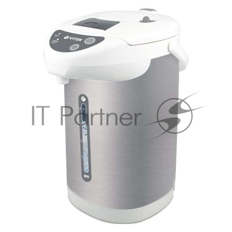 Термопот VITEK VT-1196 (W) 750 Вт, максимальный объем 4 л, корпус из нержавеющей стали